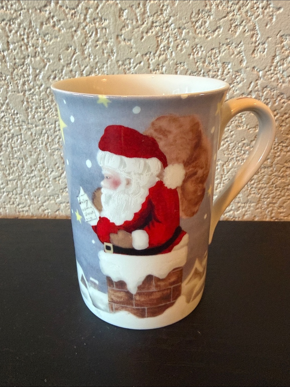 Lenox Christmas Collage Checking It Twixe Coffee Tea Cocoa Mug